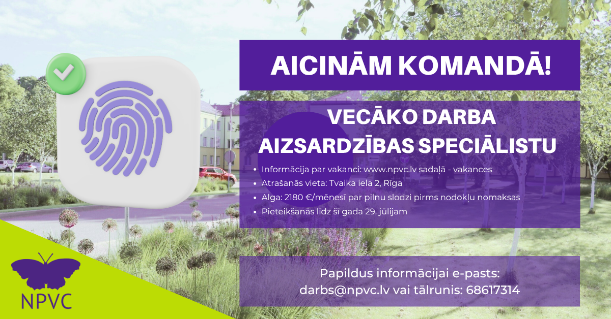 Vecākais darba aizsardzības speciālists — vakances sludinājums